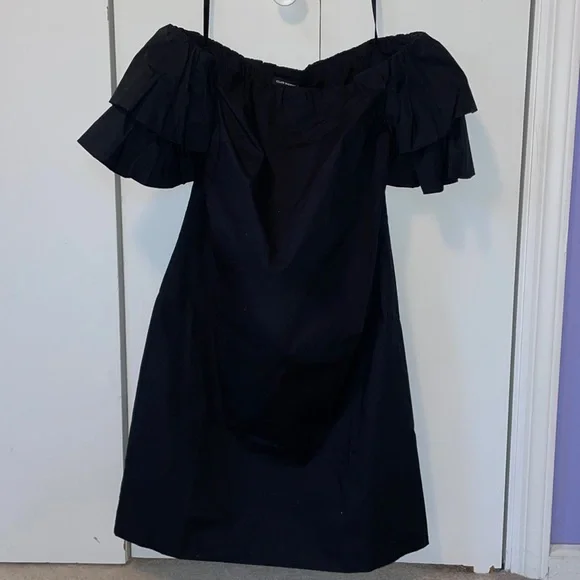 white christmas dresses Fluted Hem Mini Dress main image 0